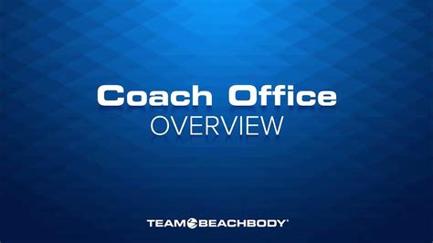 beachbody coach office home page.